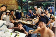 社内イベント夏のBBQ様子（やるときはやる、遊ぶときは遊ぶ、とメリハリを大事にしています）