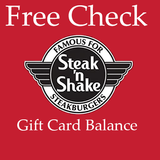Free Online Check Steak and   Shake Gift Card Balance 