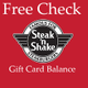 Free Online Check Steak and   Shake Gift Card Balance 