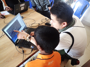 ビジネス・社会の課題を解決するためのイノベイティブなアイデア、そして最先端技術（ブロックチェーン、仮想通貨など）を掛け合わせプロジェクト化しています