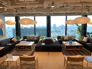 東京を一望できる渋谷スクランブルスクエアWework内のオフィス