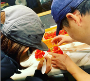 イチゴも作る。メニューも作る。