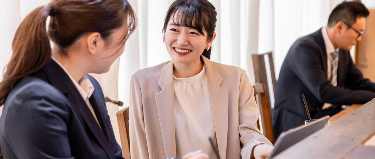まずはお話ししてみませんか？じっくり研修で経験なしでも成長できる！