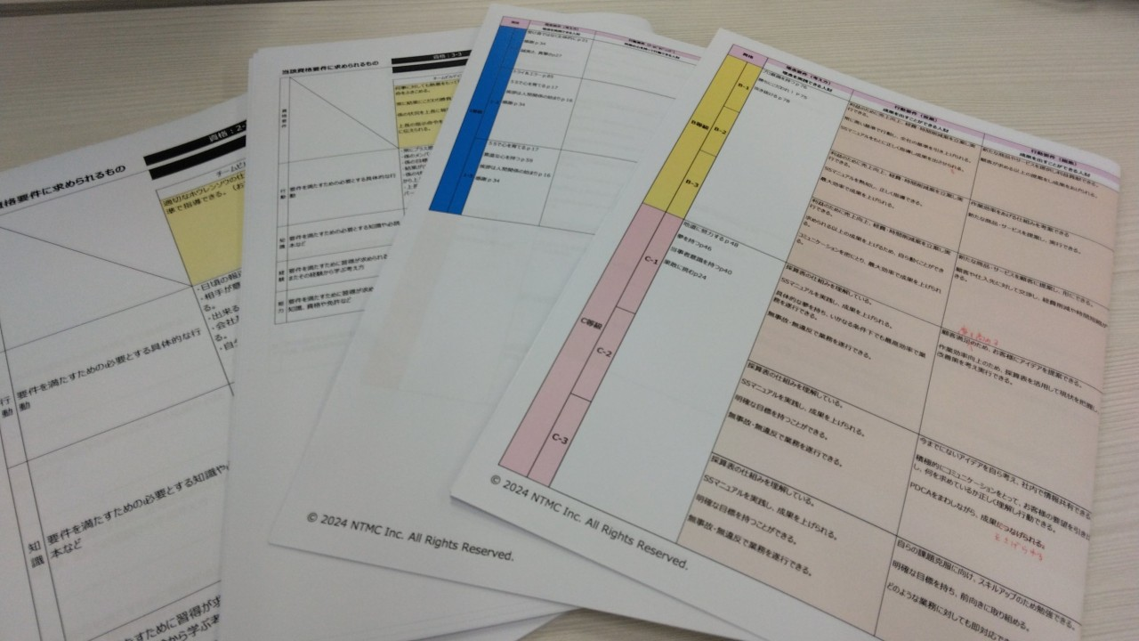 新しい評価制度の羅針盤　資格要件の完成！