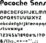 多種多様な個性と無限の可能性を表現したフォントを作成しています。