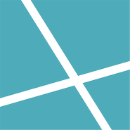 <ロゴ由来>AとPではないところをコーポレートカラーで塗り潰し、少しだけ枠から外れた発想という意味を込めて斜めにずらしています。