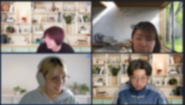 距離は離れていますが、オンラインで定期的にミーティングをしています！