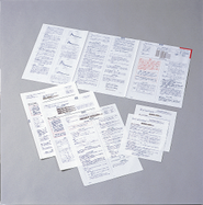 効能書きの折加工前の状態です。