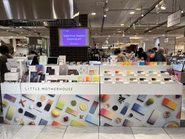 有名チョコレートメーカーと並ぶリトルマザーハウス