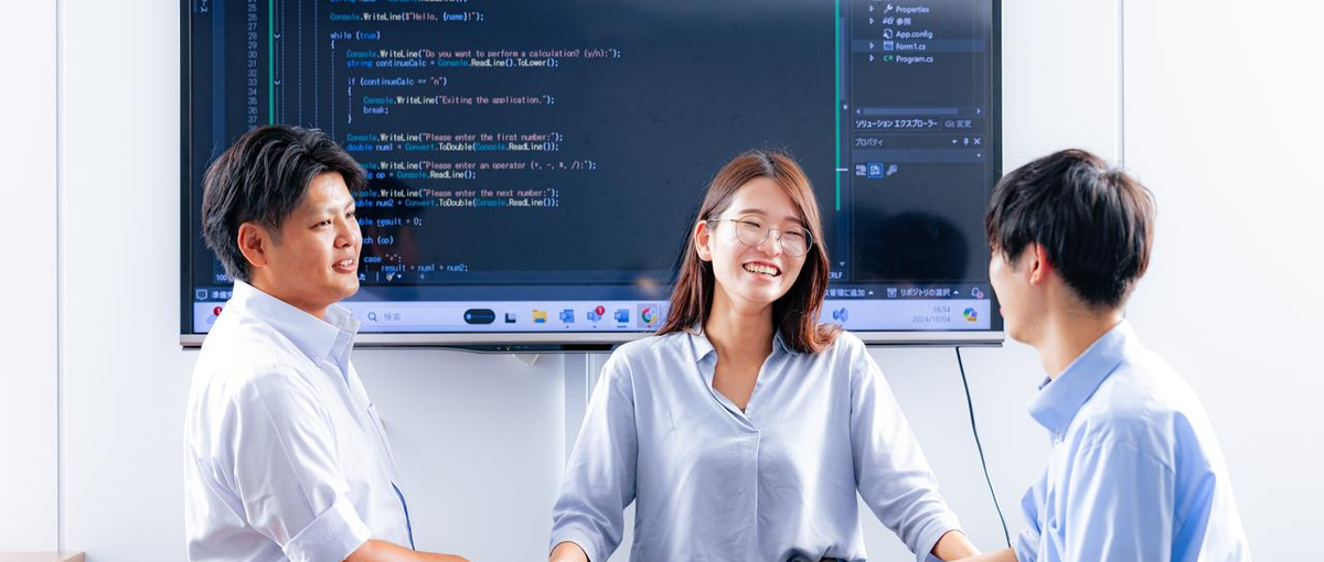 対人力や提案力も強みになる。ビジネススキルを活かして技術職に挑戦しませんか