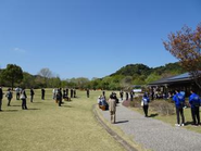 4月に行った開所式では、青空の下、地域の方にも足をお運びいただきました！