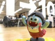 会社にあるForm2を使って、オバケハンター（R）オリジナルキャラ花子ちゃんを出力。積層が細かいのです。