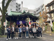 年始に有志で氏神様へ参拝に