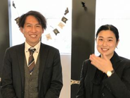 外部ミーティング参加時。国内外の研修や、会社交流（他企業とのミーティング）も多数あり。