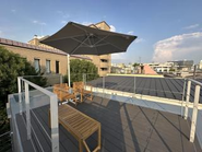 屋上でまったり気分転換もできます