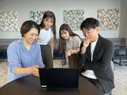 営業経験がない方でも先輩がシッカリとサポート。どういう提案をすればお客様の課題解決に繋がるのか？チームで一緒に考えていきます。