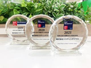 Great Place to Workの「働きがいのある会社」ランキング3年連続選出