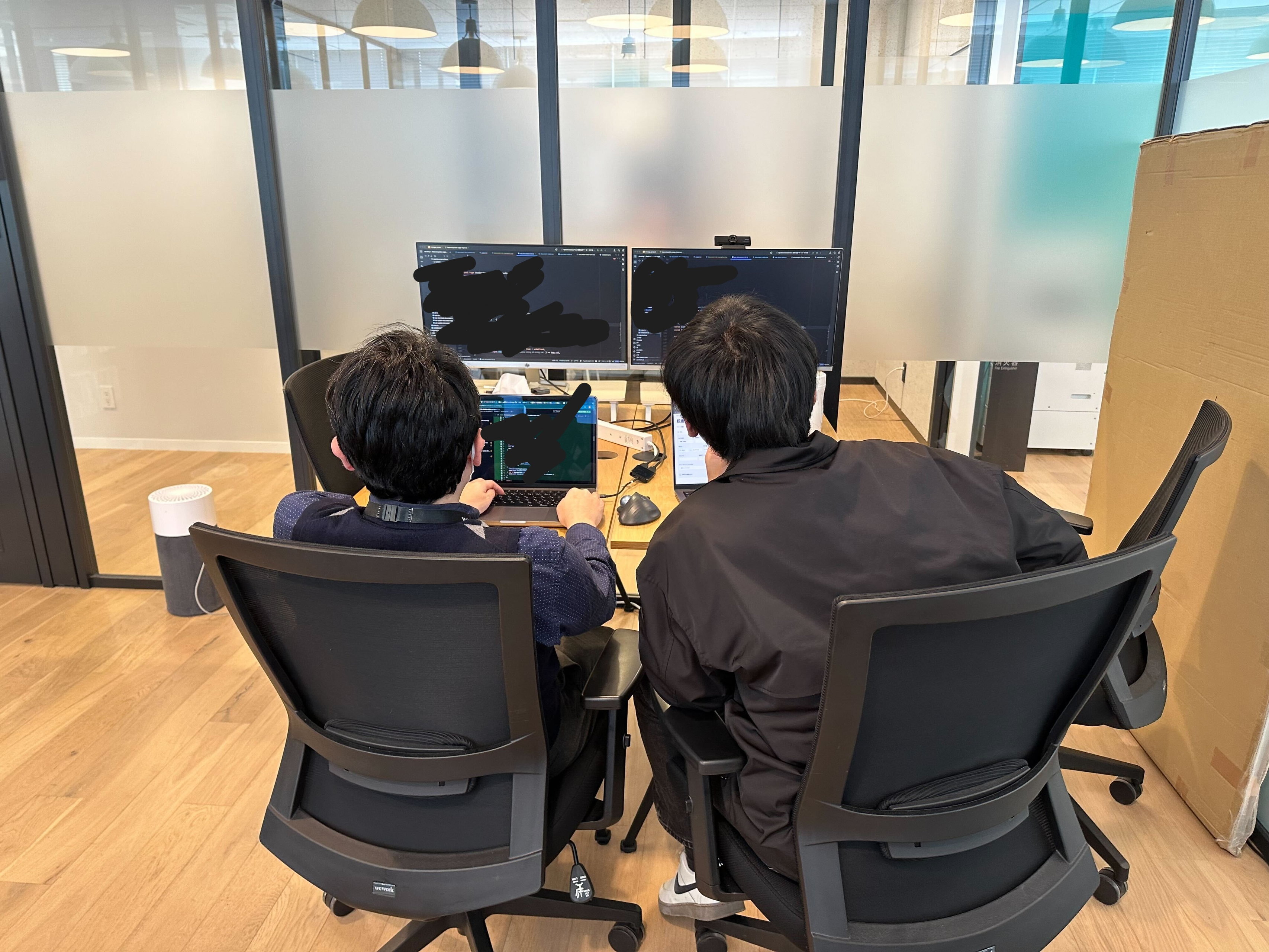 ペアプロって、いつ見ても感動。