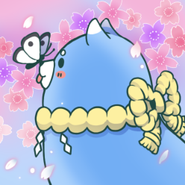 KANAMEの公式キャラクター「かなまる」です！