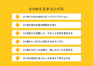 6つの具体的な指針（ミエタコンパス）