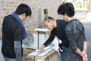 現場での事前打ち合わせ