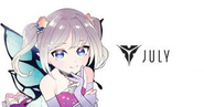 Julyのマスコットキャラりあちゃん