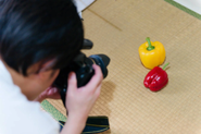 野菜のグラビアを撮影したり