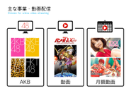 アイドルやアニメなど3万本以上の動画をダウンロード販売！スマートフォンにも対応！