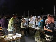 プレジャー企画では夏休みが繁忙期です。そのため夏休みが終わったら「夏のお疲れ様会」を会社で行います。こちらの写真は先日のお疲れ様の様子です！