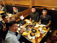 実習生と一緒に焼肉パーティー！