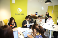 CEOの森川さんとビジョンについてでの戦略会議中です！