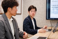 出社時は25年6月に引っ越した新オフィスで業務を行います！対面でのコミュニケーションも盛んな組織です。