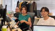 オフィスは20～30代が多い