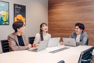 会議室や個別面談スペースなど、合計