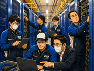 エンジニアグループの施工中の様子👷🔧