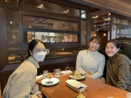 カフェで一休み、心に余裕は持って働きたいですね。