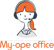 My-ope officeイメージキャラクターのハナコさん