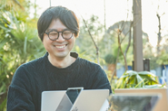 代表取締役の仲島。いまだかつて、怒っているところを誰も見たことがない朗らかな人物です。