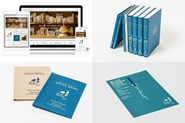 Blue Books cafe Branding