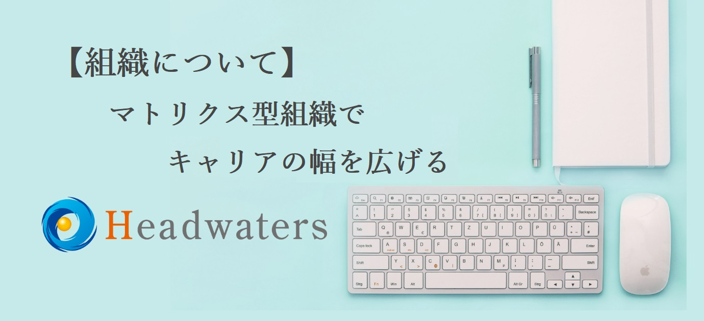 【組織について】マトリクス型組織でキャリアの幅を広げる