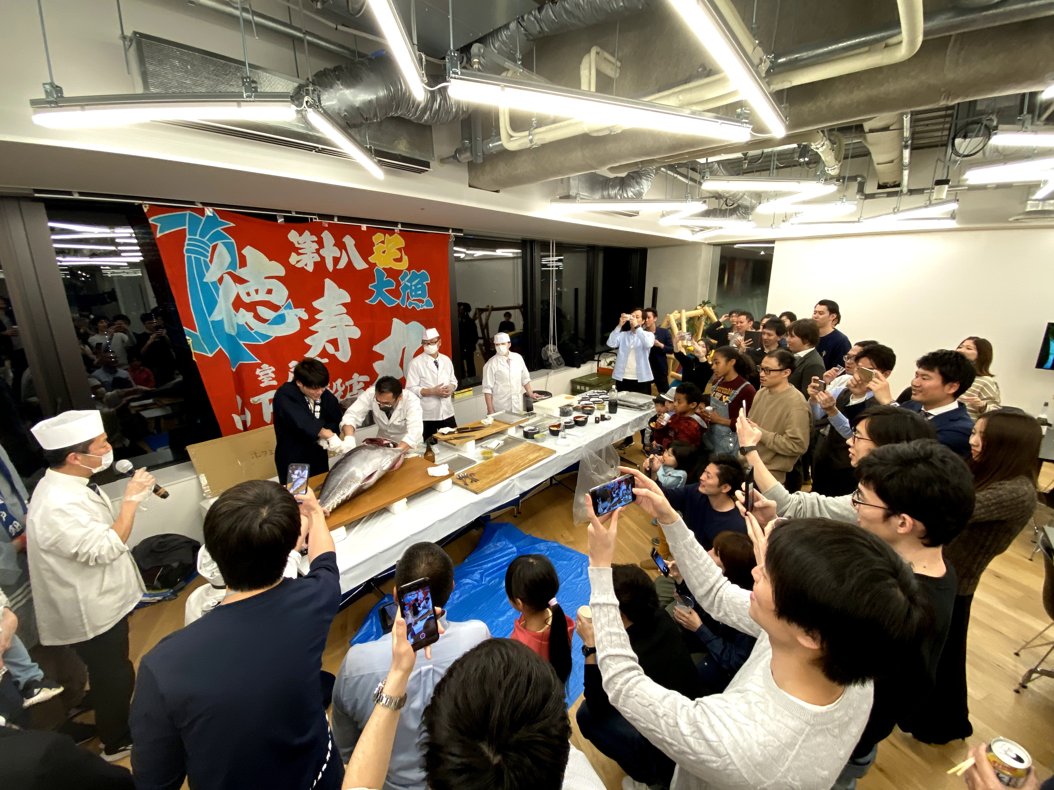 本マグロが丸々１本！＠フォトシンスご飯会2020