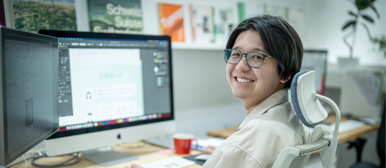 領域にとらわれない経験が積めるから、成長も早い。新卒2年目のデザイナーが語るcovsの魅力