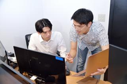 若い層が多く活躍している当社。1年目から裁量を持った業務を経験できます。