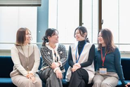 困ったらすぐに頼れる先輩に相談可能！
