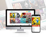 オリジナル作品専門のマンガ投稿プラットフォーム「マンガハック」を運用。