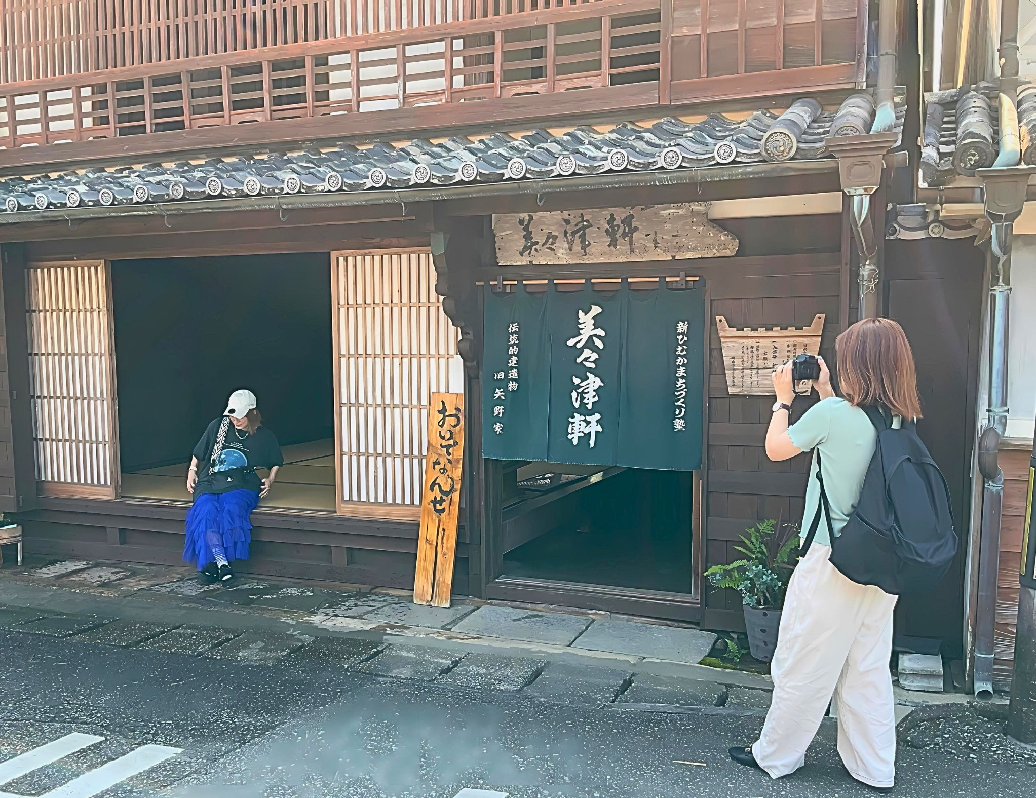 伝統的街並み (美々津)額装済み 伝統的街並み (美々津)額装済み 伝統的街並み (美々津)額装済み 伝統的