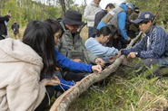 学生たちとの活動の様子