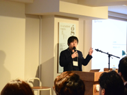 代表の中川です。働き方に関する講演をすることもあります。