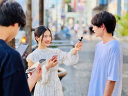 広報活動中！　渋谷でインタビュー♪