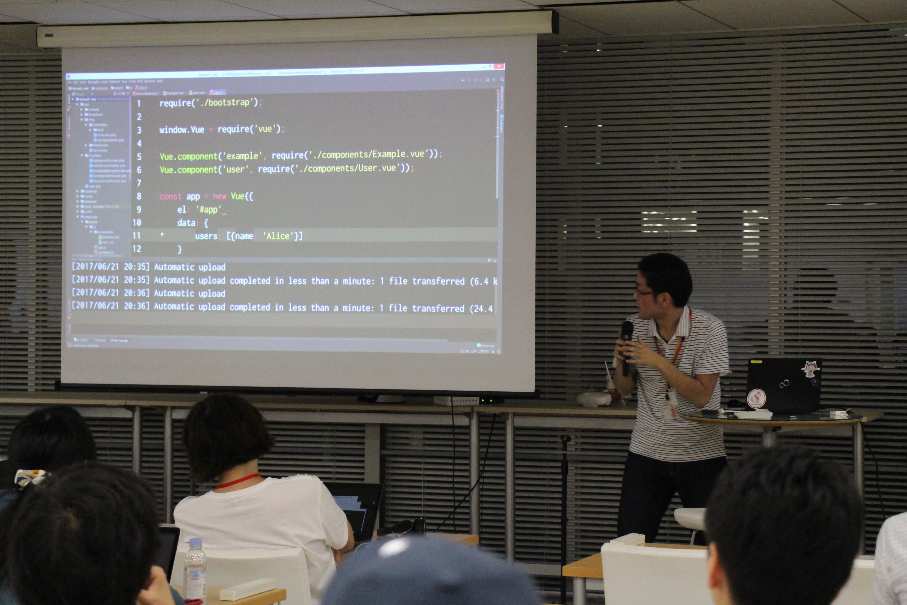 発表中にアクシデント発生！？ Laravel/Vue.js 勉強会に登壇しました